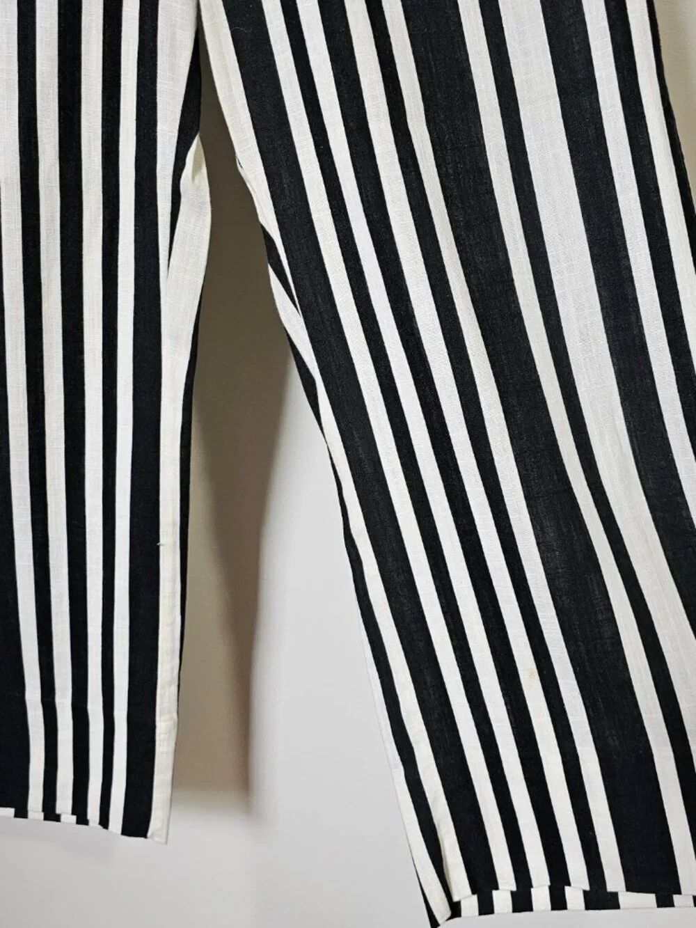 NWT WILLOW 2 PC TANK TOP AND PANTS STRIPED WHITE BLACK SIZE S/M - Picture 9 of 16